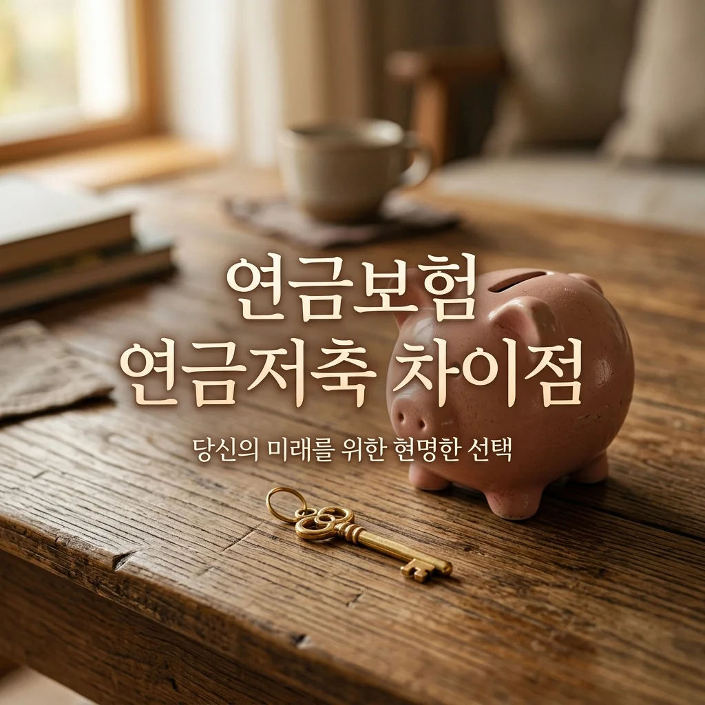 연금보험 연금저축 차이점 비교! 세액공제 vs 비과세 완벽 가이드