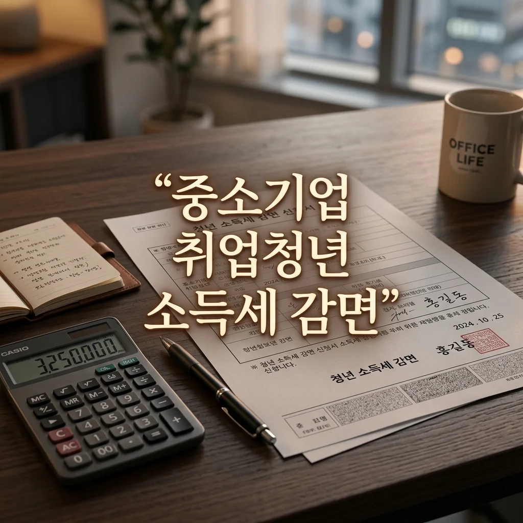 중소기업 취업청년 소득세 감면 90% 신청서 작성 및 경정청구 가이드