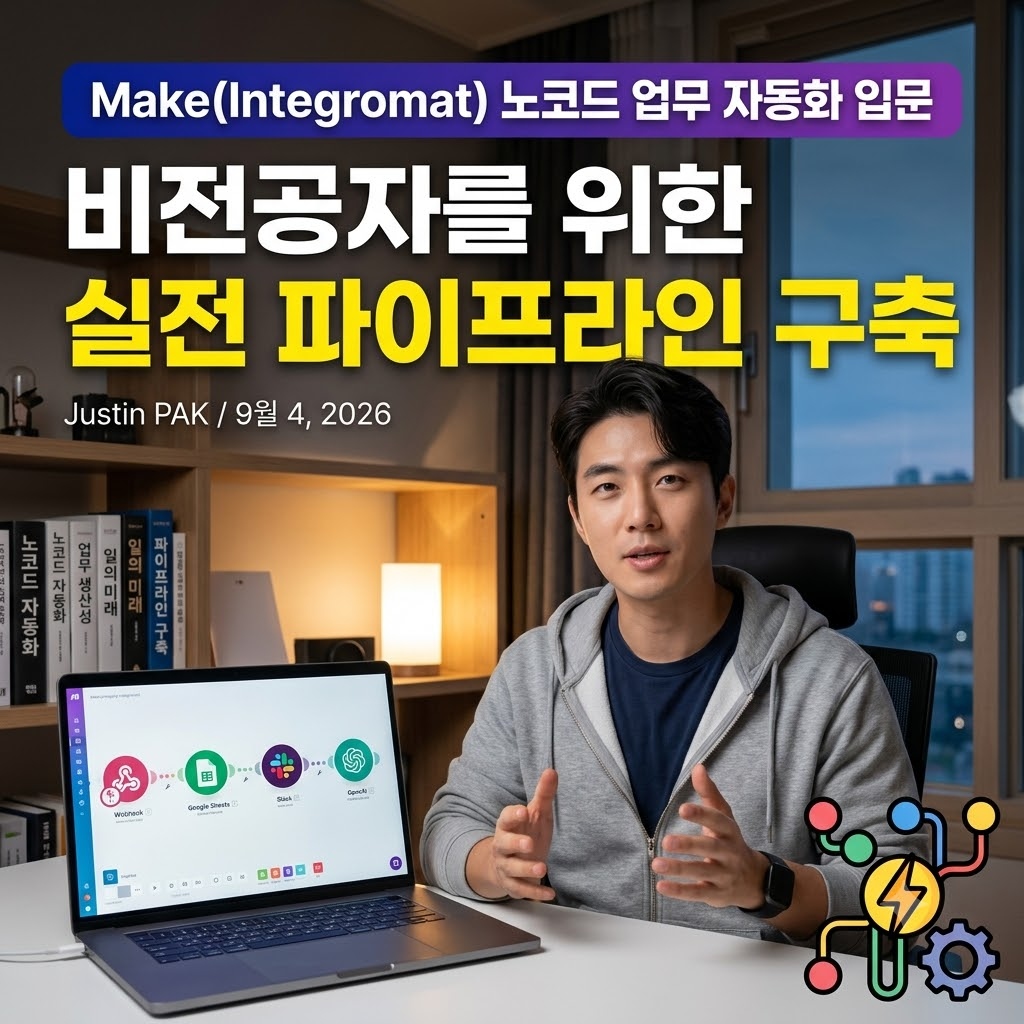 Make(Integromat) 노코드 업무 자동화 입문: 비전공자를 위한 실전 파이프라인 구축